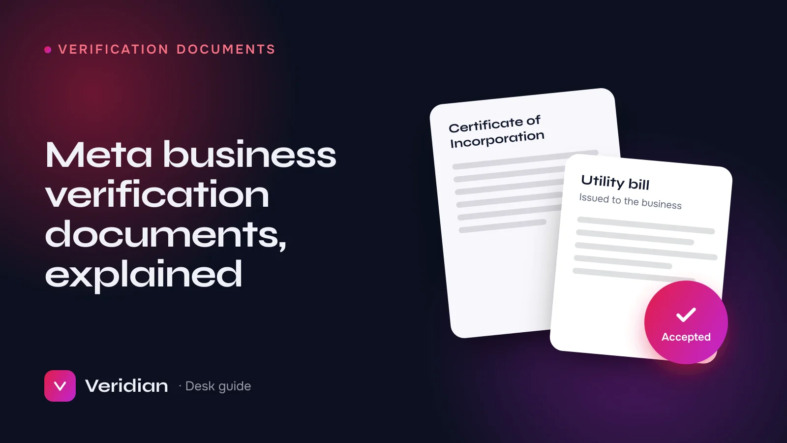 Meta business verification documents: what is accepted, and why requests fail